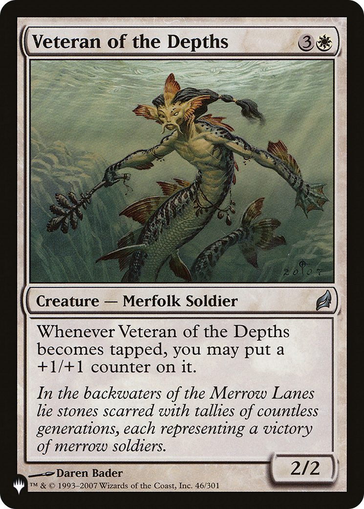 Veteran of the Depths (LIST-46/301) - The List
