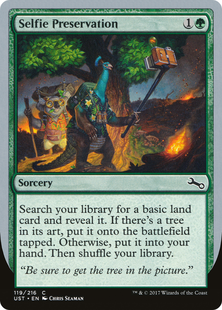 Selfie Preservation (UST-119) - Unstable