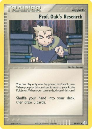 Prof. Oak's Research  FireRed & LeafGreen - Uncommon