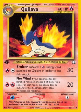 Quilava (46) 046  - 1st Edition Neo Genesis - Uncommon
