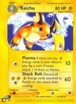 Raichu (61) 061  Expedition - Rare