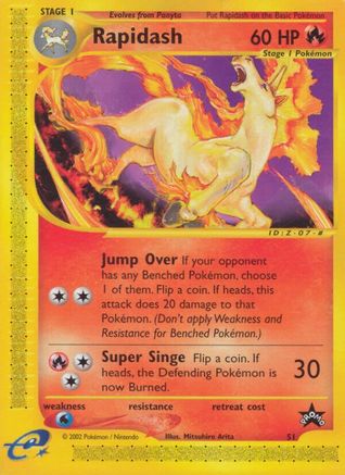 Rapidash (51) 051  WoTC Promo - Promo