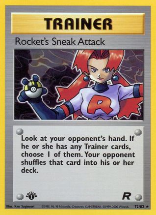 Rocket's Sneak Attack (72) 072  - Unlimited Team Rocket - Rare