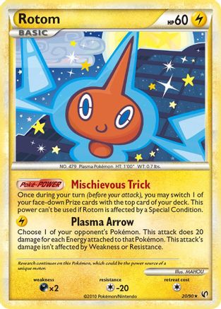 Rotom  - Reverse Holofoil Undaunted - Rare