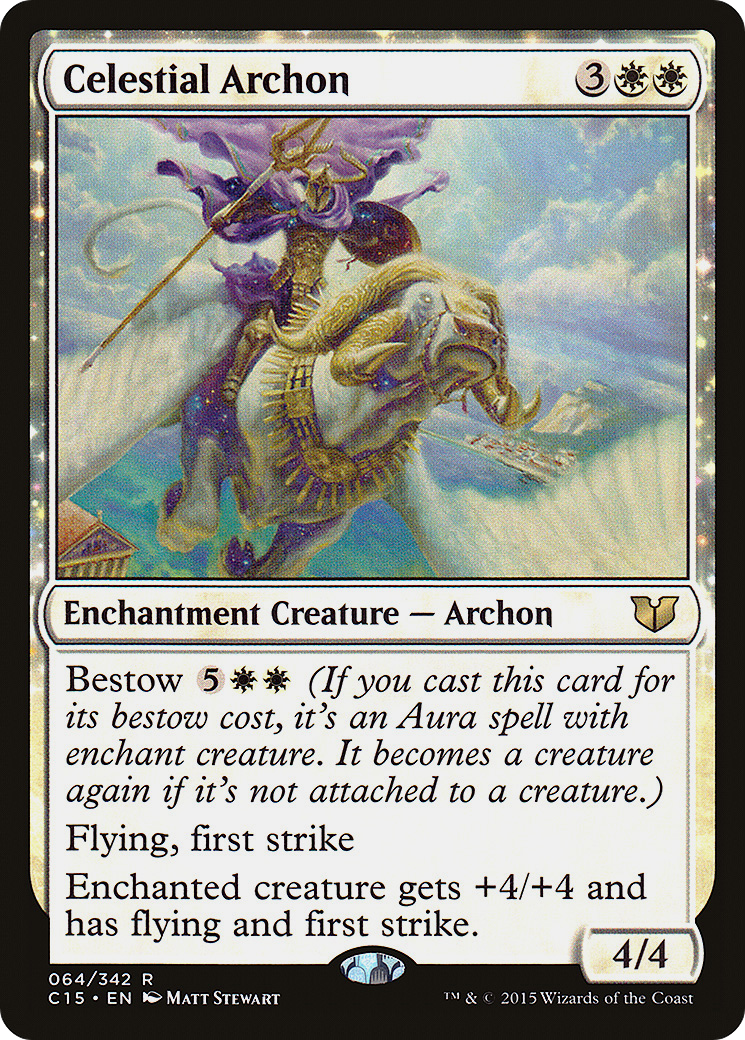 Celestial Archon (C15-064) - Commander 2015: (enchantment)