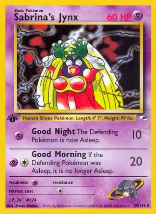 Sabrina's Jynx 059  - Unlimited Gym Heroes - Uncommon