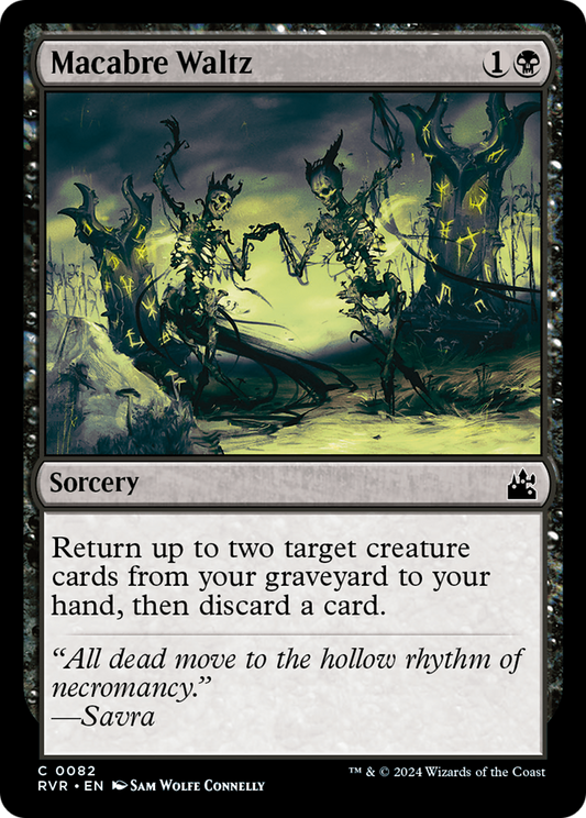 Macabre Waltz (RVR-082) - Ravnica Remastered Foil