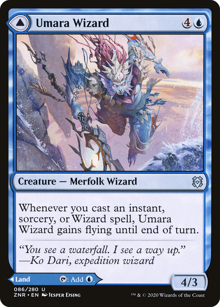 Umara Wizard (ZNR-086) - Zendikar Rising Foil