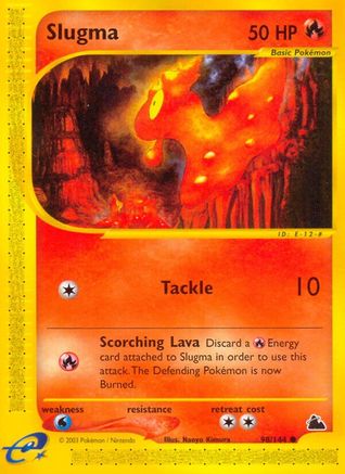 Slugma (98)  - Reverse Holofoil Skyridge - Common
