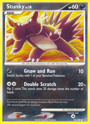 Stunky 076  - Reverse Holofoil Stormfront - Common