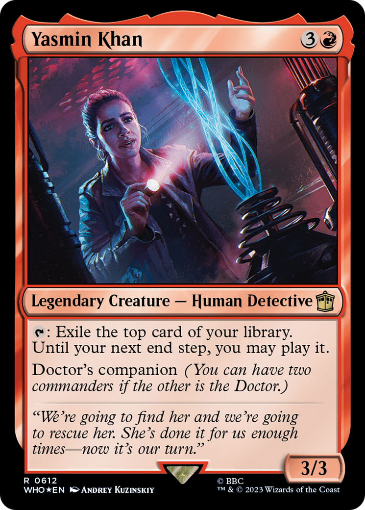 Yasmin Khan (WHO-612) - Doctor Who Foil