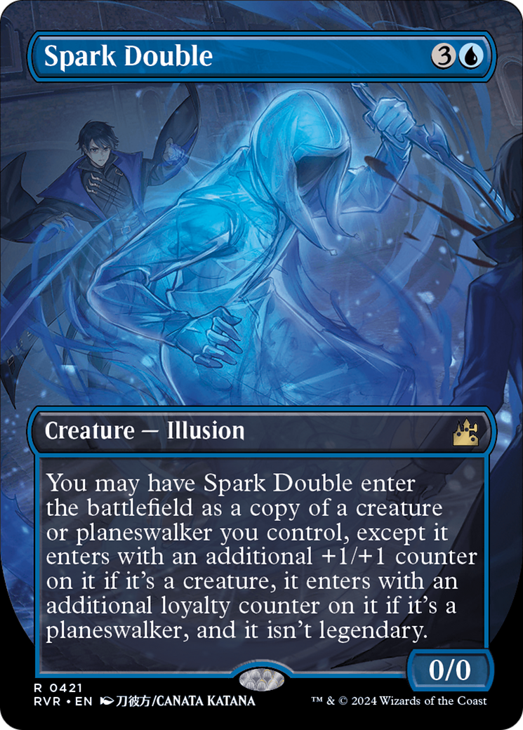 Spark Double (RVR-421) - Ravnica Remastered (Borderless) Foil
