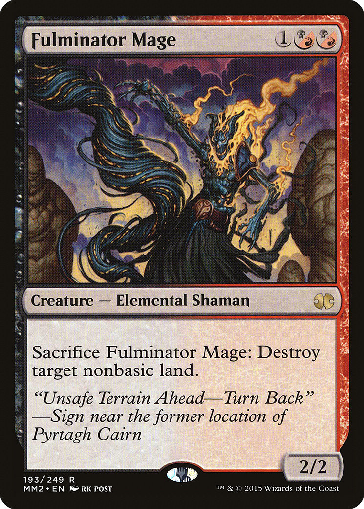 Fulminator Mage (MM2-193) - Modern Masters 2015