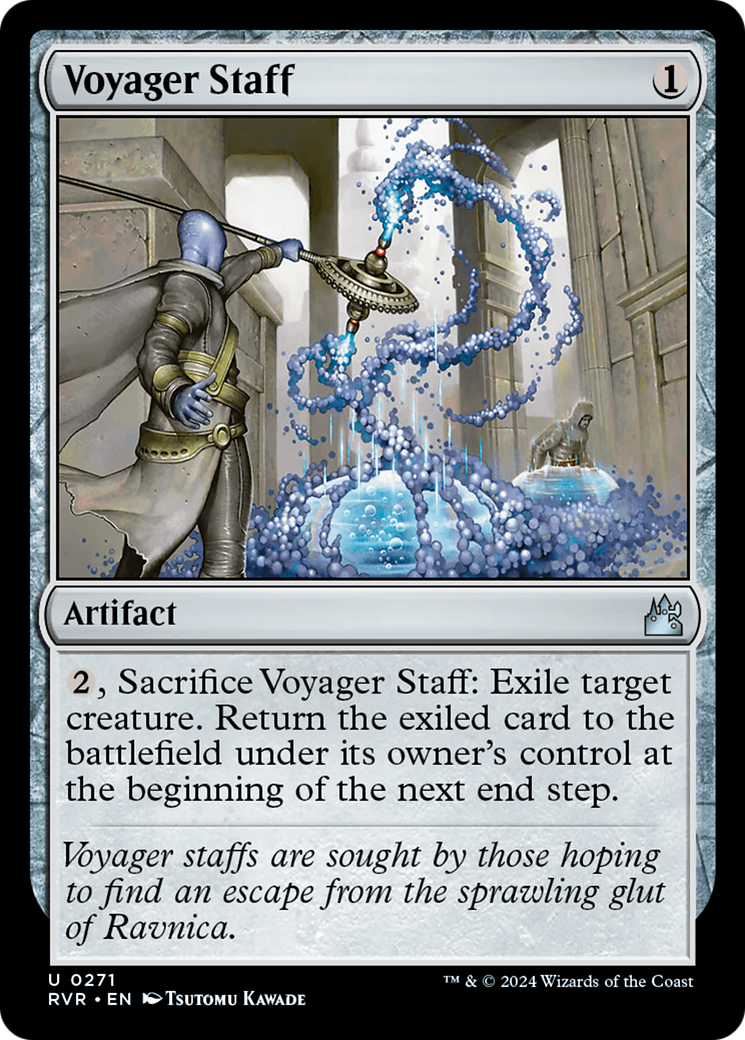 Voyager Staff (RVR-271) - Ravnica Remastered