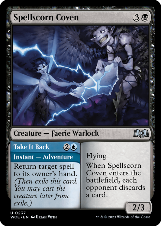 Spellscorn Coven // Take It Back (WOE-237) - Wilds of Eldraine Foil