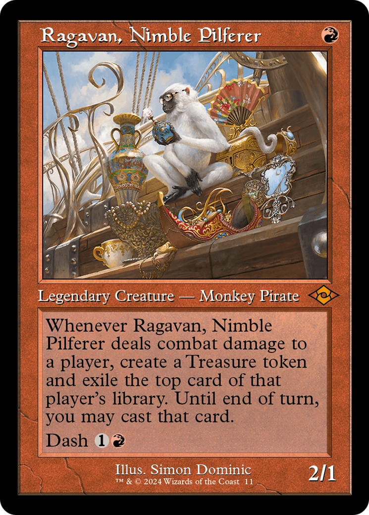 Ragavan, Nimble Pilferer (MH2-011) - Modern Horizons 2 Timeshifts