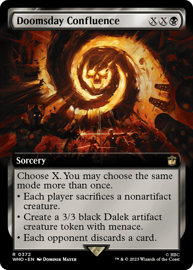 Doomsday Confluence (WHO-372) - Doctor Who: (Extended Art) Foil