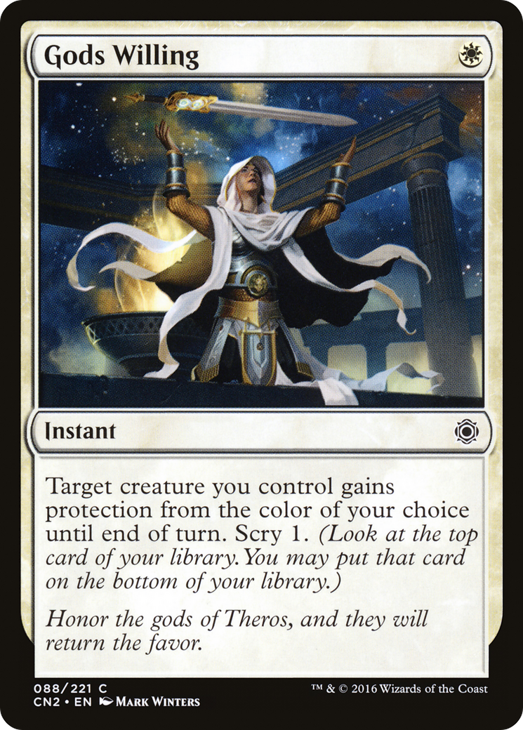 Gods Willing (CN2-088) - Conspiracy: Take the Crown Foil