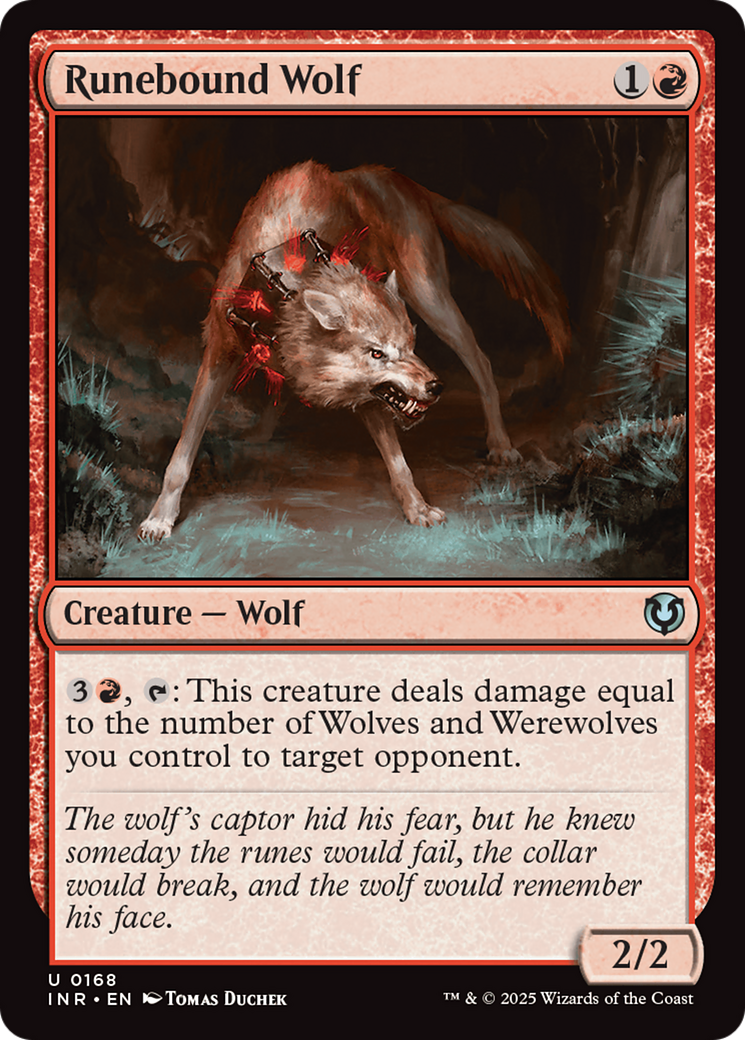 Runebound Wolf (INR-168) - Innistrad Remastered