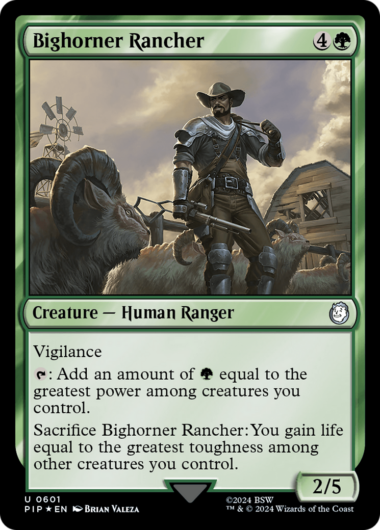 Bighorner Rancher (Surge Foil) (PIP-601) - Fallout Foil