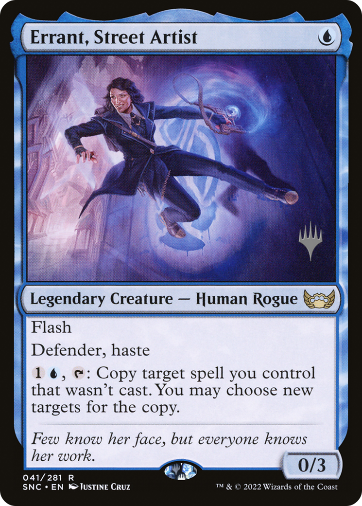 Errant, Street Artist (PPSNC-41P) - Streets of New Capenna Promos