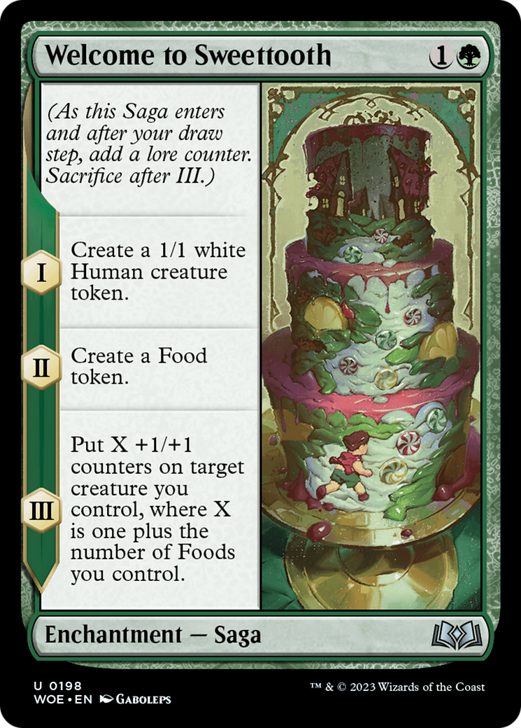 Welcome to Sweettooth (WOE-198) - Wilds of Eldraine Foil