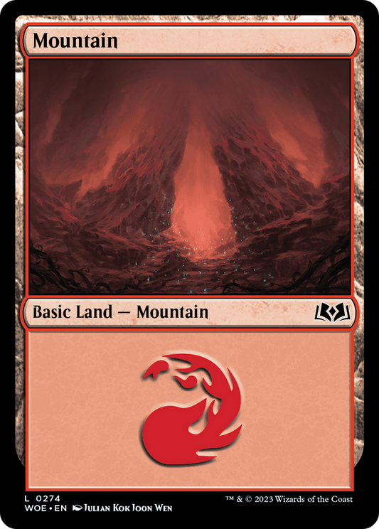 Mountain (WOE-274) - Wilds of Eldraine