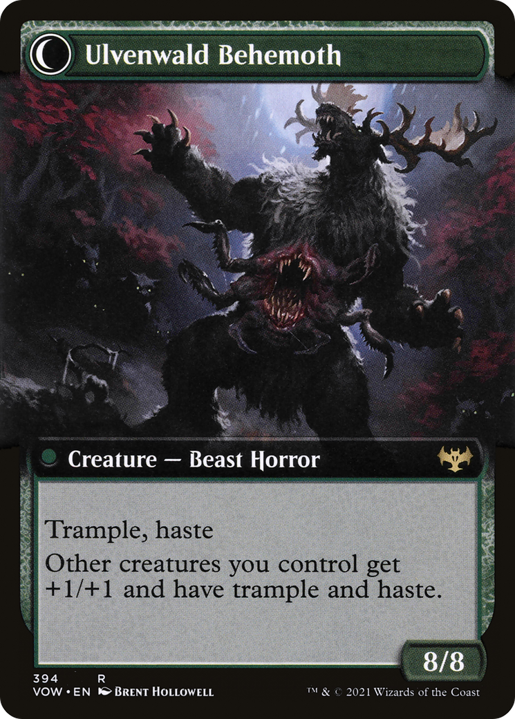 Ulvenwald Oddity (Extended Art) (VOW-394) - Innistrad: Crimson Vow: (Extended Art, Double Faced Transform)
