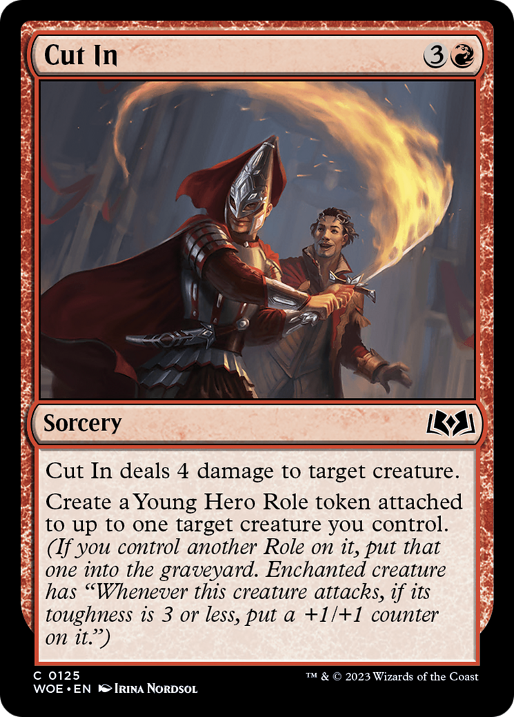 Cut In (WOE-125) - Wilds of Eldraine Foil