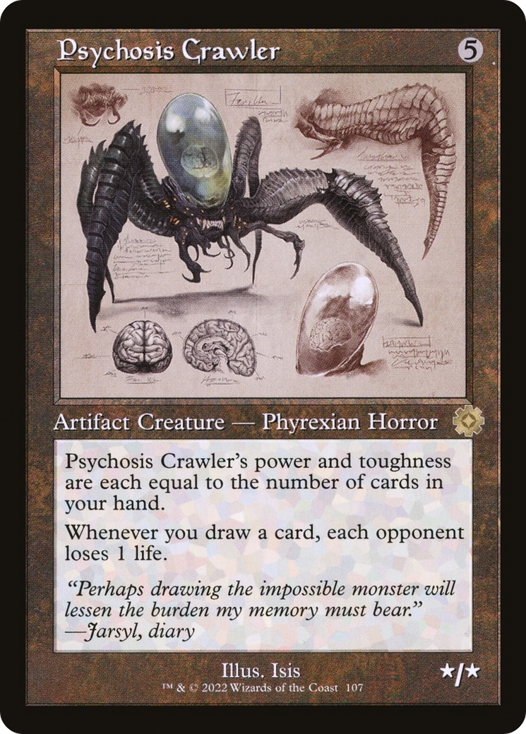 Psychosis Crawler (BRR-107) - The Brothers' War Retro Artifacts Foil