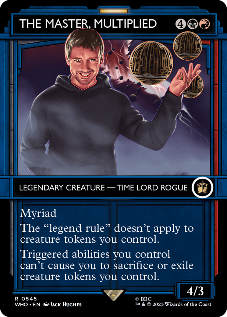 The Master, Multiplied (WHO-545) - Doctor Who: (Showcase) (Borderless) Foil