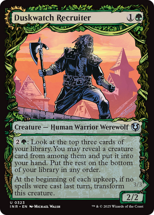 Duskwatch Recruiter (Showcase) (INR-323) - Innistrad Remastered: (Showcase) Foil