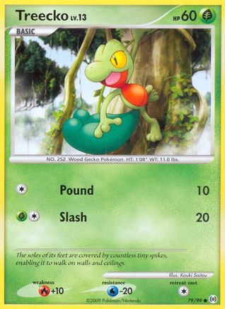 Treecko (79) 079  - Reverse Holofoil Arceus - Common
