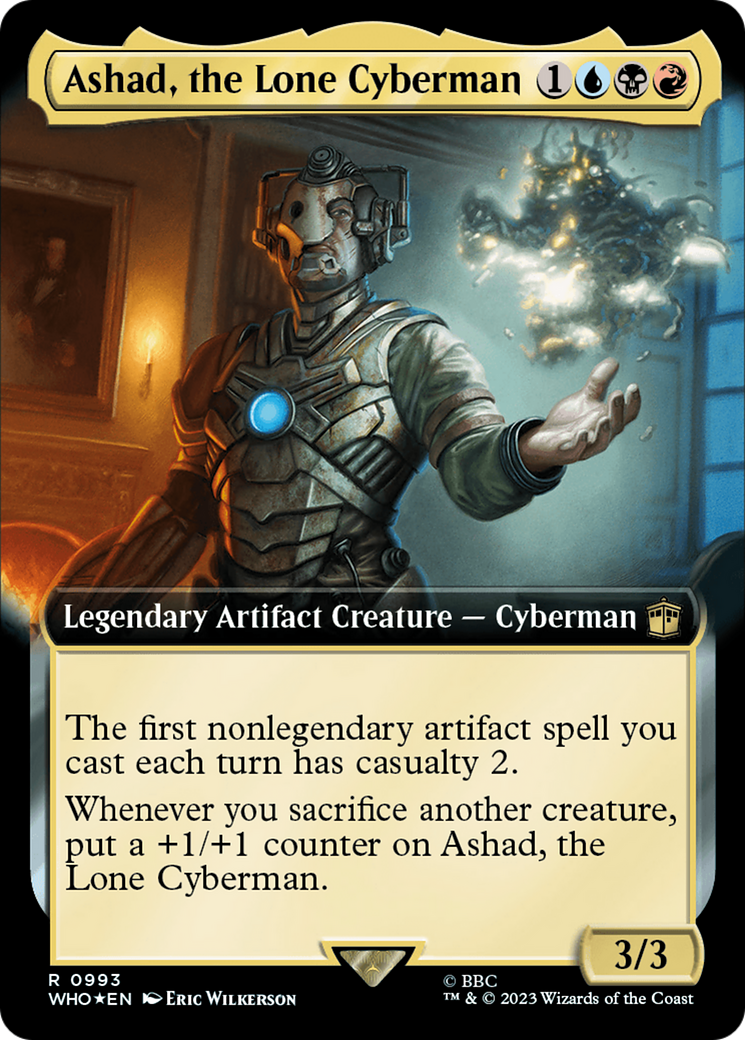 Ashad, the Lone Cyberman (WHO-993) - Doctor Who: (Extended Art) Foil