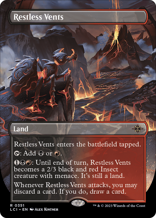 Restless Vents (LCI-351) - The Lost Caverns of Ixalan (Borderless) Foil