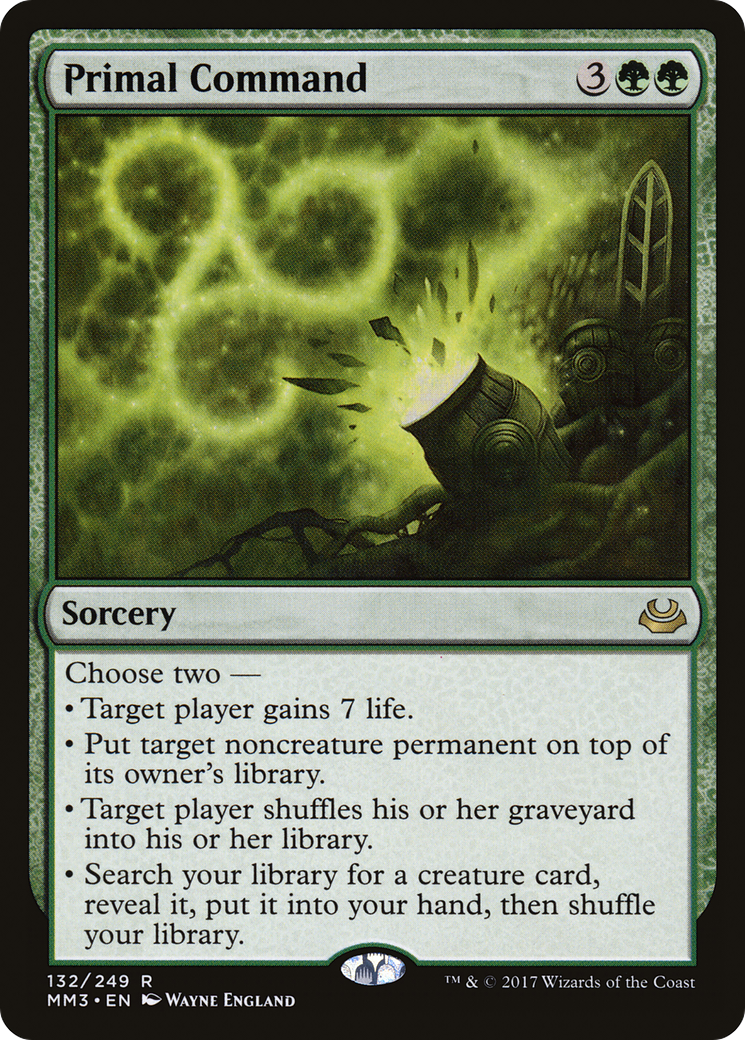 Primal Command (MM3-132) - Modern Masters 2017 Foil