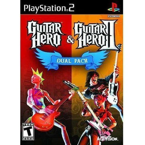 Guitar Hero & Guitar Hero II Dual Pack - PlayStation 2 (PS2)