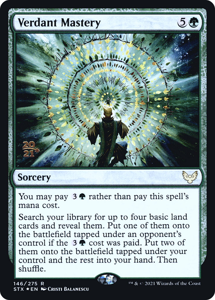 Verdant Mastery (PRE-146) - Strixhaven: School of Mages Promos Foil