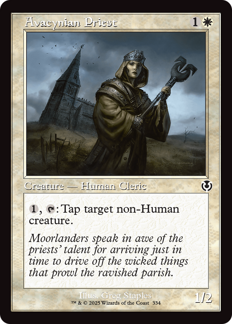 Avacynian Priest (Retro Frame) (INR-334) - Innistrad Remastered