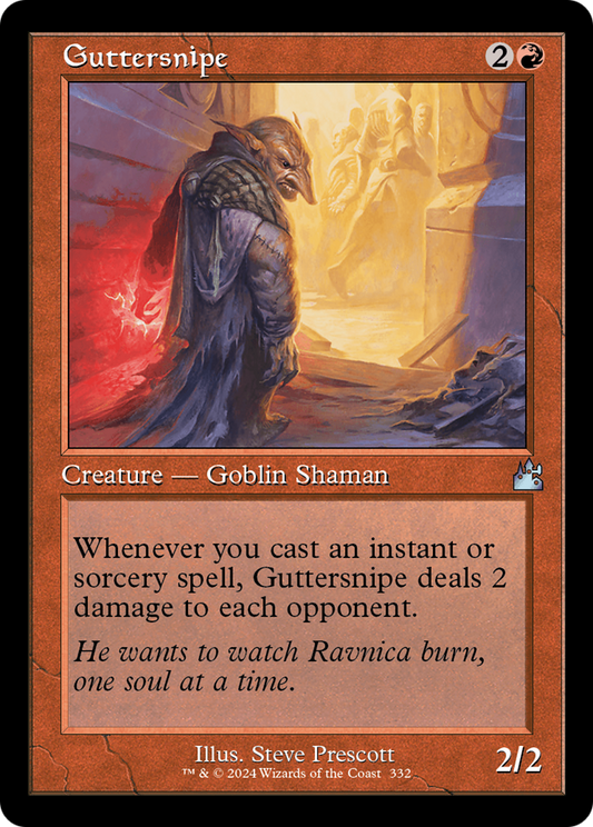 Guttersnipe (RVR-332) - Ravnica Remastered Foil