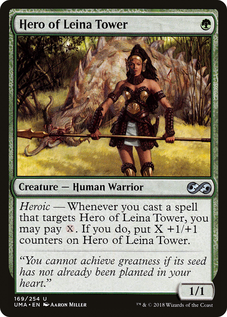 Hero of Leina Tower (UMA-169) - Ultimate Masters Foil