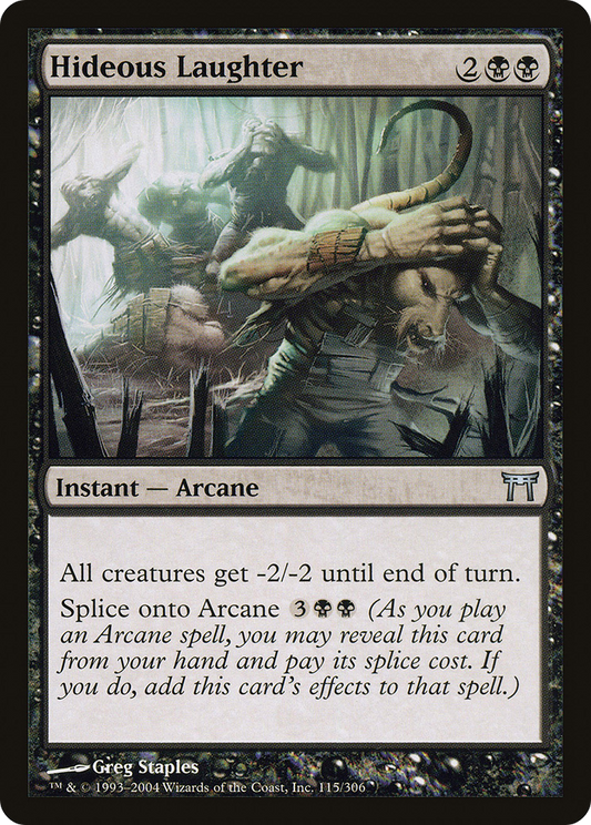 Hideous Laughter (CHK-115) - Champions of Kamigawa Foil