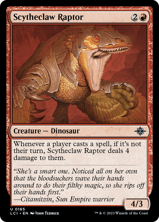 Scytheclaw Raptor (LCI-165) - The Lost Caverns of Ixalan Foil