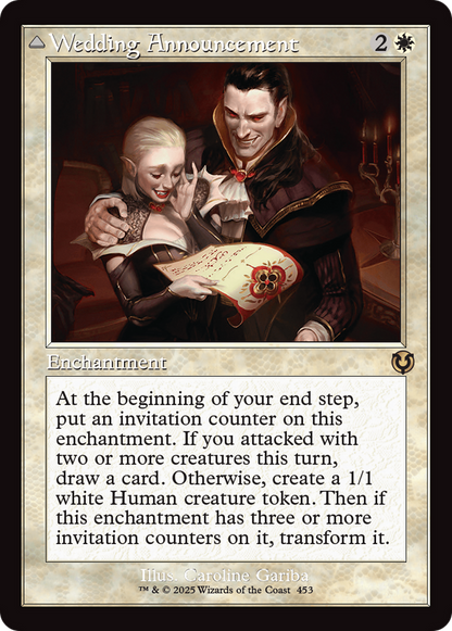 Wedding Announcement (Retro Frame) (INR-453) - Innistrad Remastered Foil