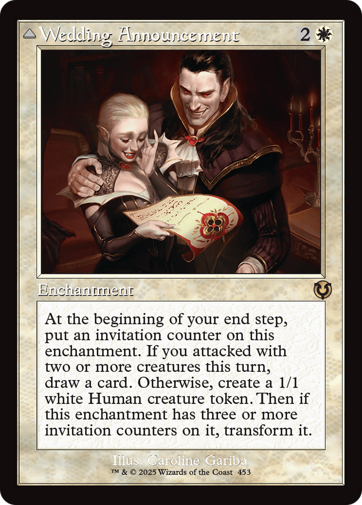 Wedding Announcement (Retro Frame) (INR-453) - Innistrad Remastered Foil