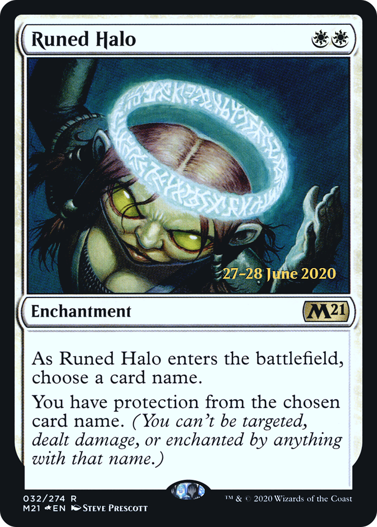 Runed Halo (PRE-032) - Core Set 2021 Promos Foil