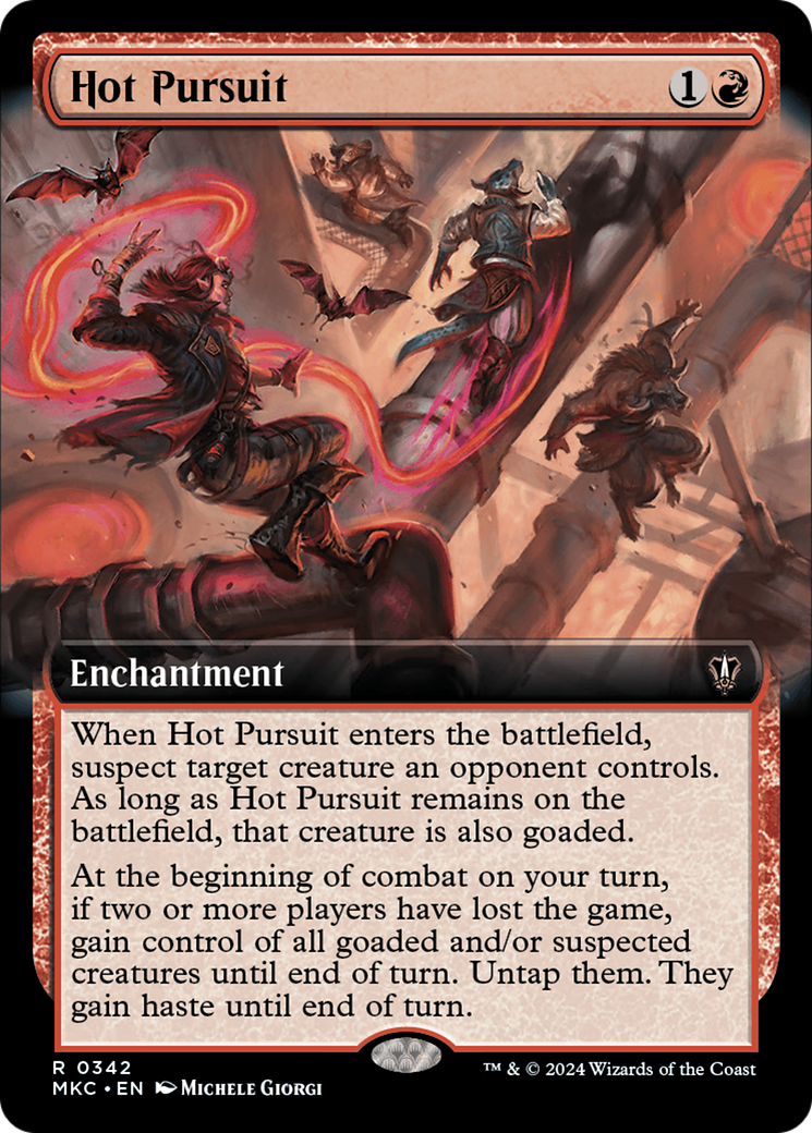 Hot Pursuit (MKC-342) - Murders at Karlov Manor Commander: (Extended Art)