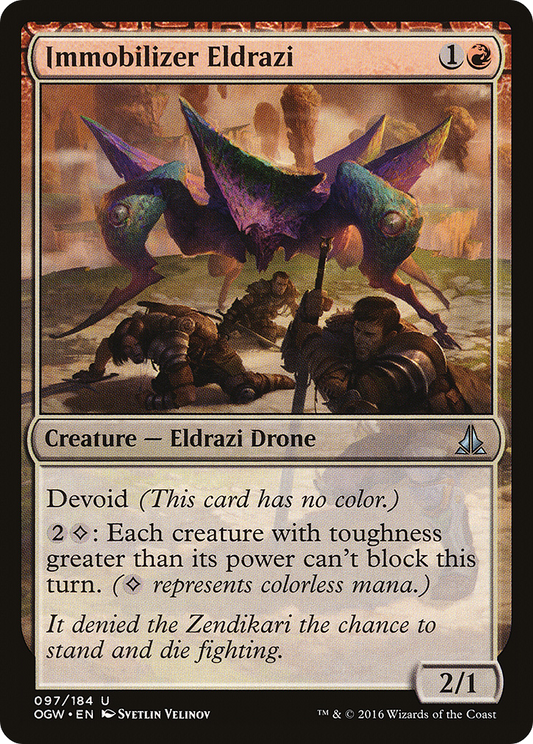 Immobilizer Eldrazi (OGW-097) - Oath of the Gatewatch: (devoid)