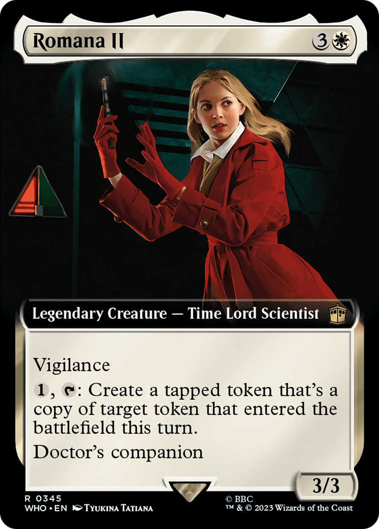Romana II (WHO-345) - Doctor Who: (Extended Art) Foil