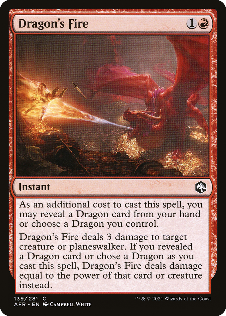 Dragon's Fire (AFR-139) - Adventures in the Forgotten Realms